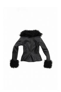ECLIPSE LEATHER JACKET - BLACK