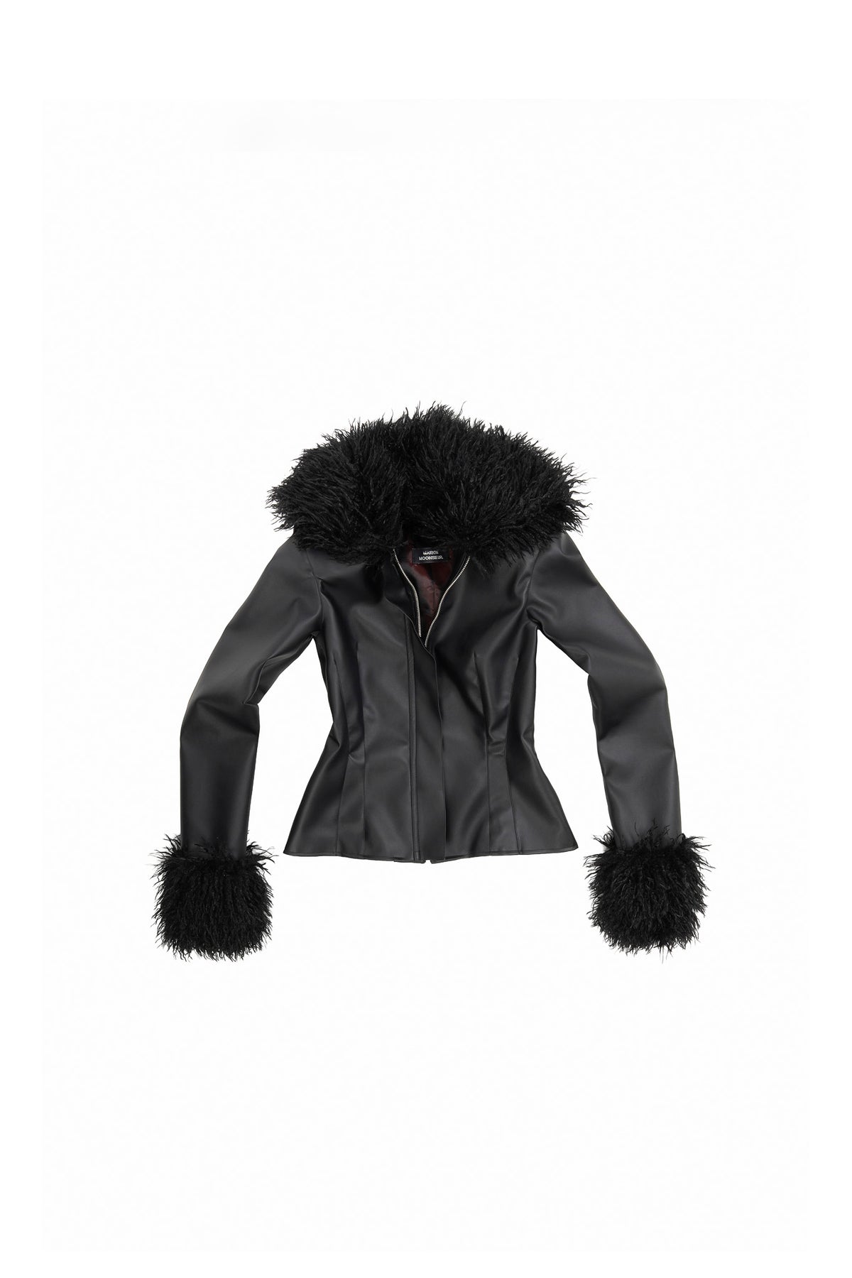 ECLIPSE LEATHER JACKET - BLACK