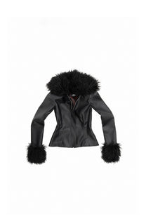 ECLIPSE LEATHER JACKET - BLACK