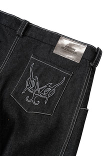 DARK DENIM JORT
