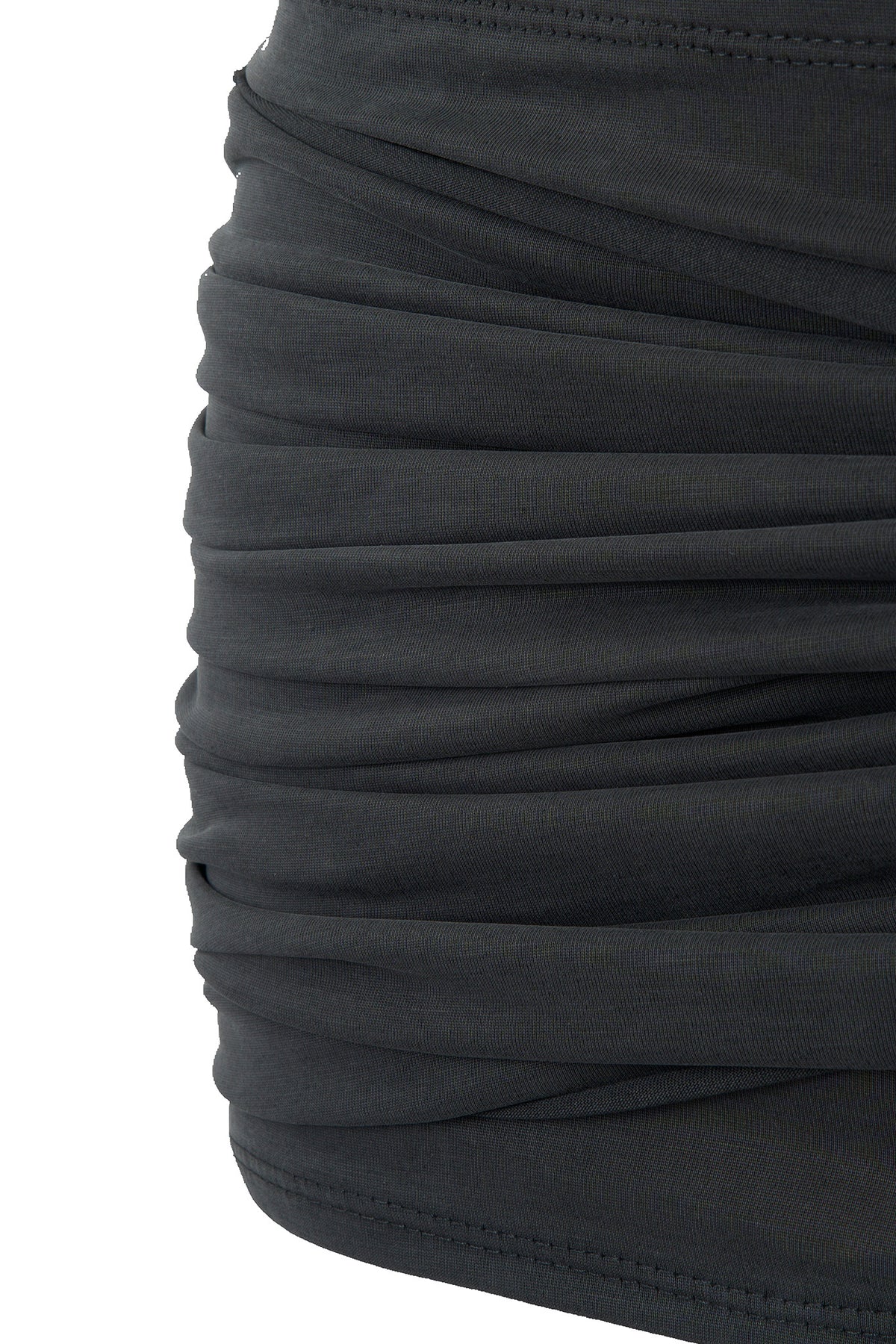 HOLY DRAPÉ SKIRT - WASHED ANTHRACITE