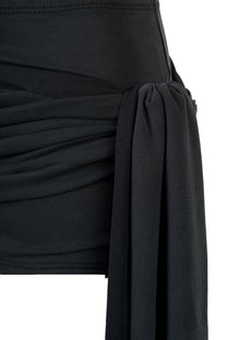 HOLY DRAPÉ SKIRT - WASHED ANTHRACITE