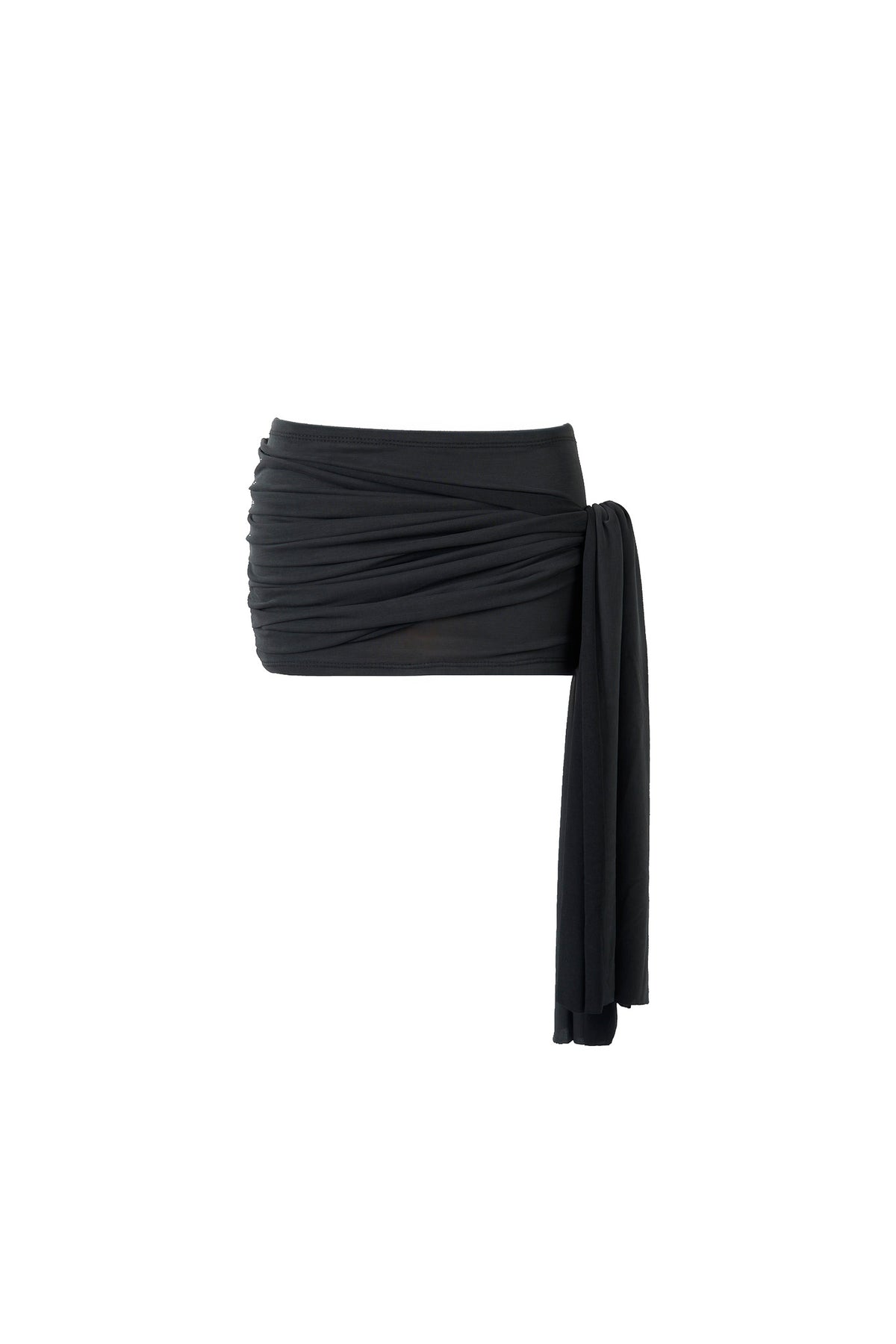 HOLY DRAPÉ SKIRT - WASHED ANTHRACITE