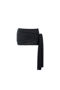 HOLY DRAPÉ SKIRT - WASHED ANTHRACITE