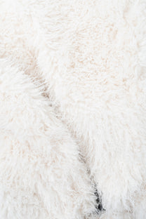 FURRY COAT - CREAM