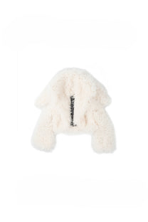 FURRY COAT - CREAM