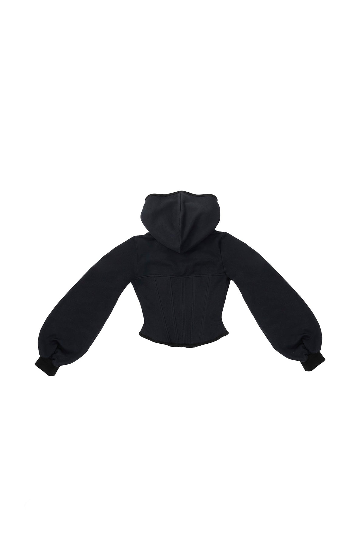 HOODIE CORSET - BLACK