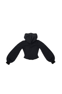 HOODIE CORSET - BLACK