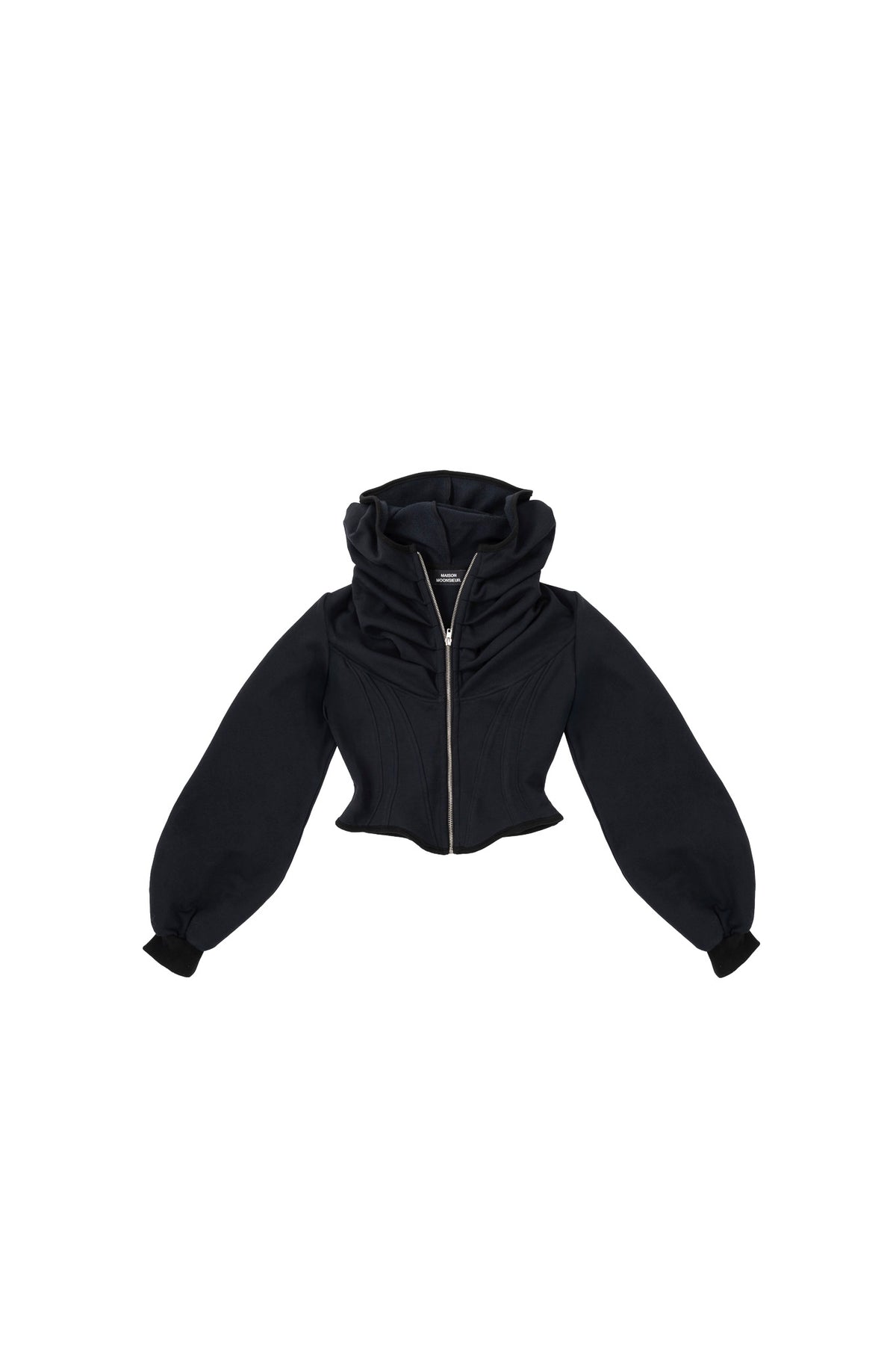 HOODIE CORSET - BLACK