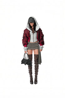 HOODIE CORSET - GREY