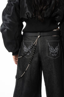 DARK DENIM JORT