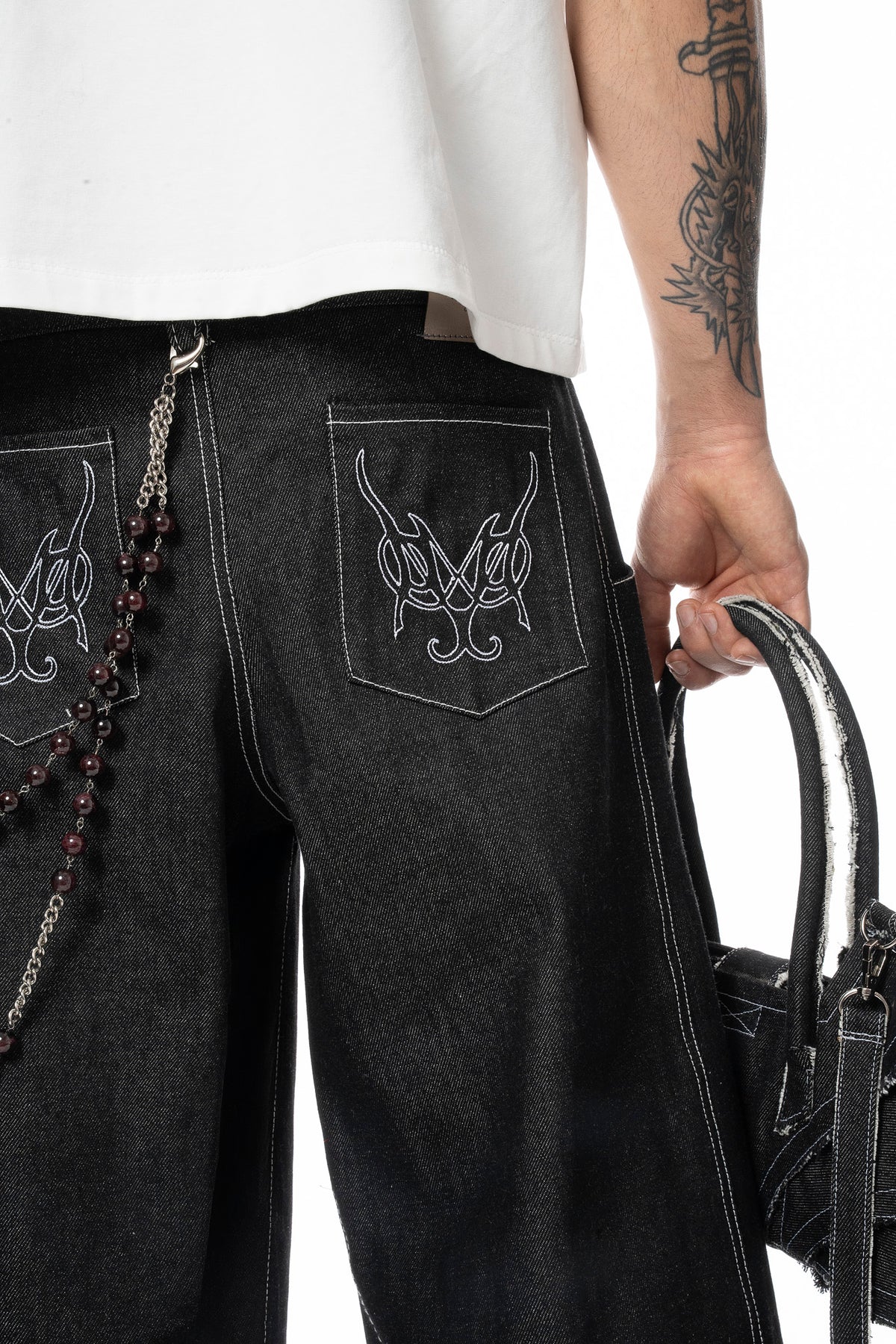 DARK DENIM JORT