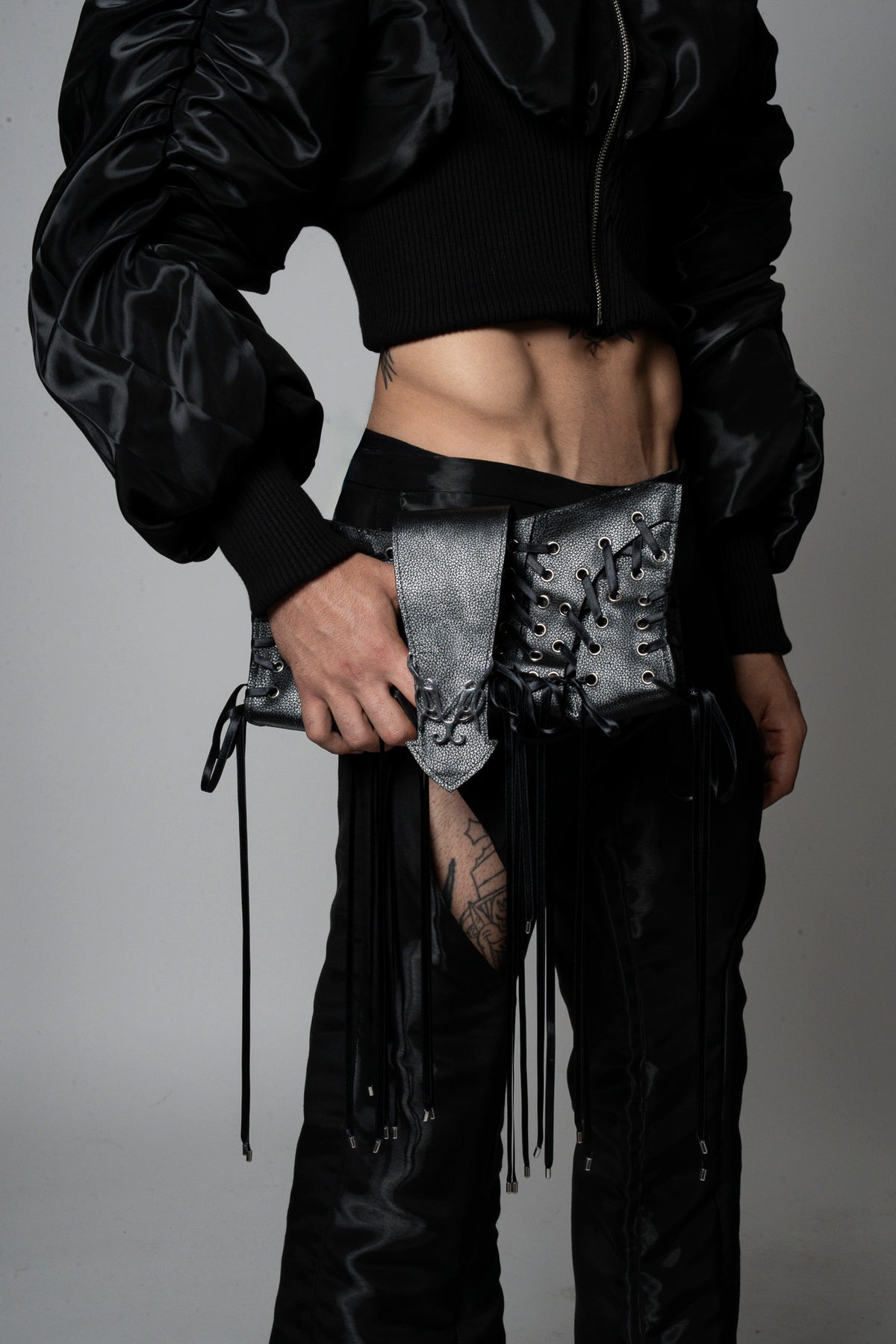 LIQUID SLASHED BOOTCUT