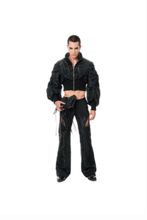 LIQUID SLASHED BOOTCUT