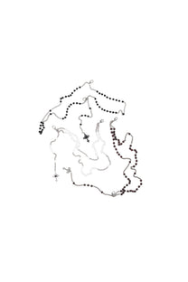 ROSARY WAIST CHAIN - BURGUNDY