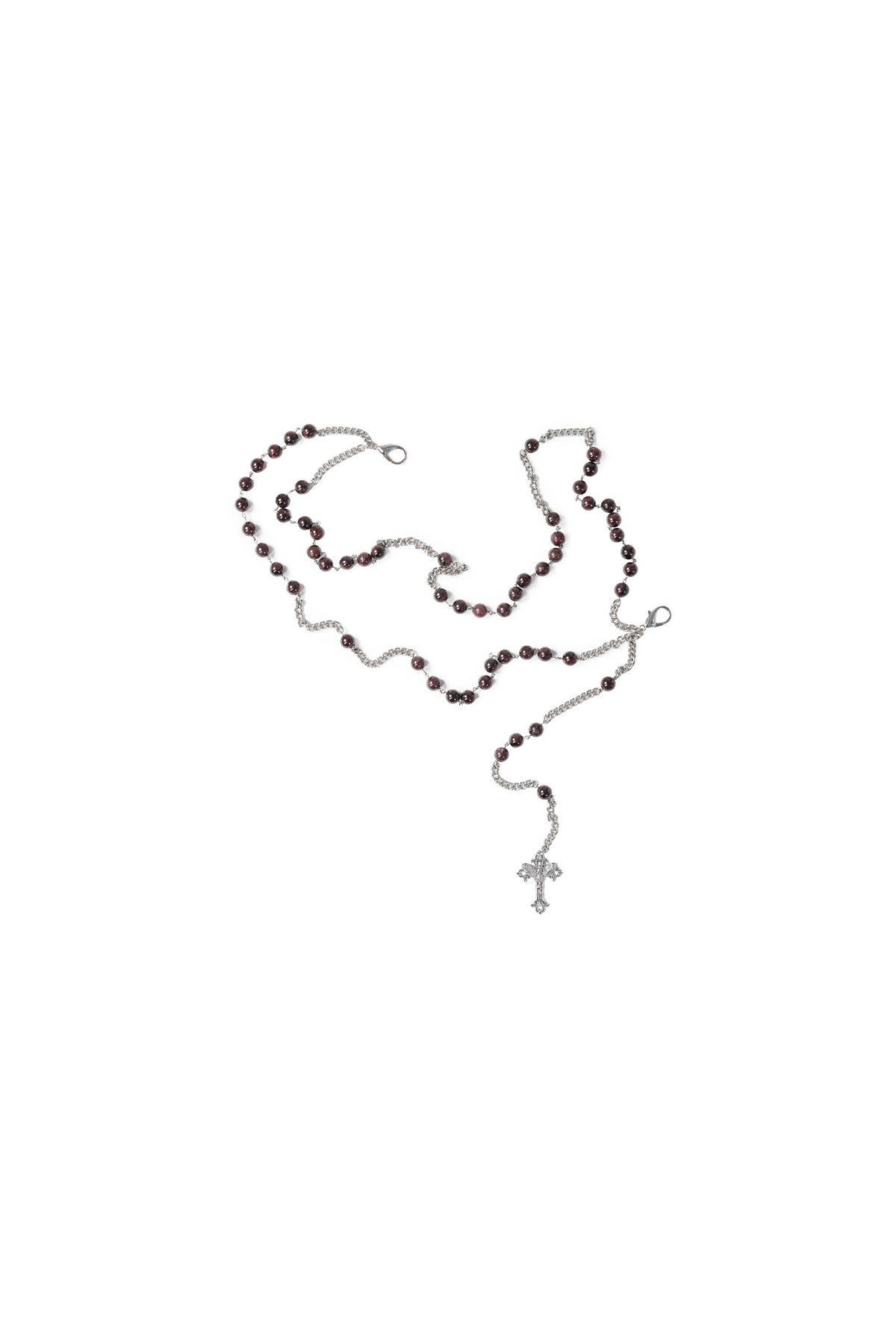 ROSARY WAIST CHAIN - BURGUNDY