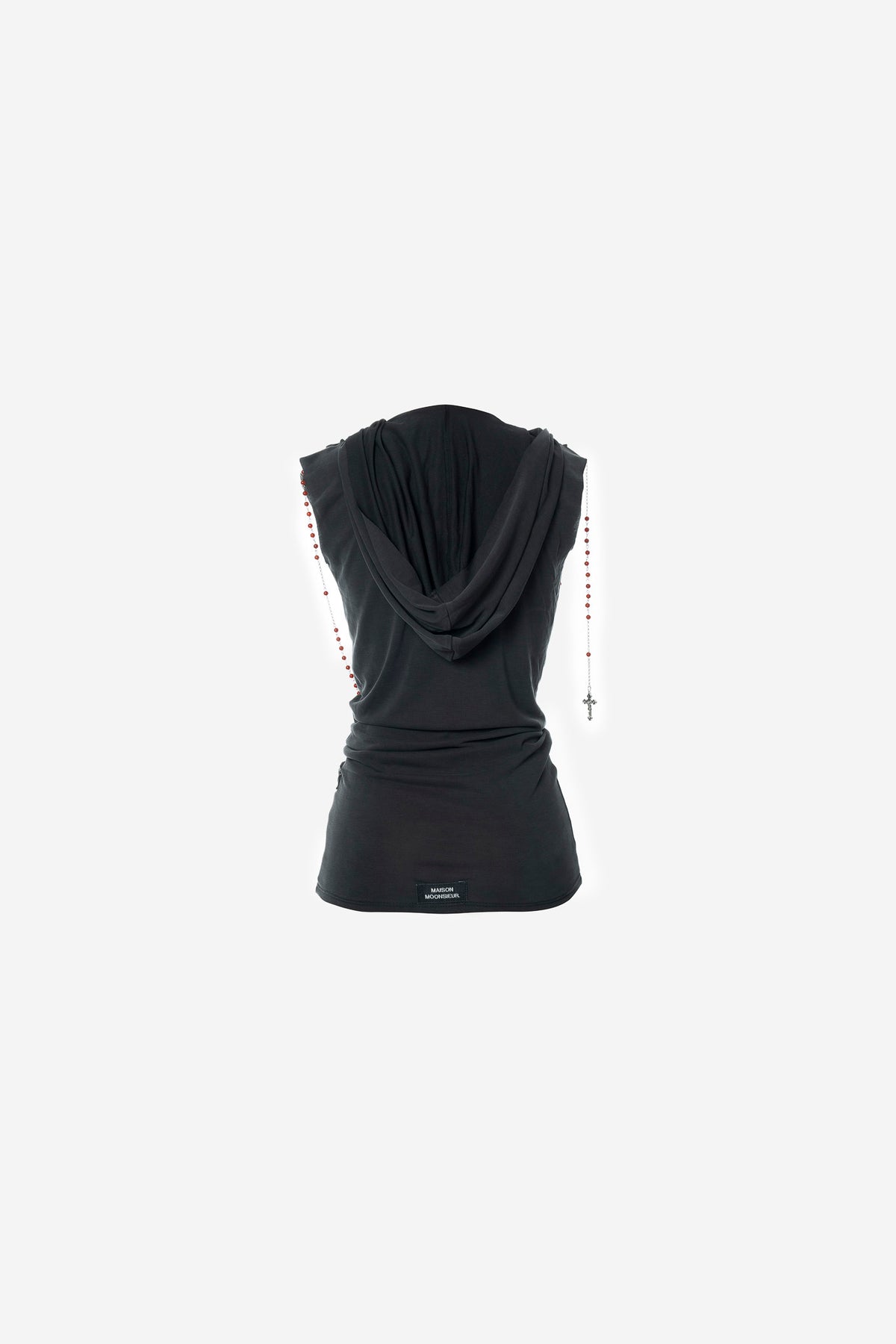 ROSARY SKIN TOP - BLACK
