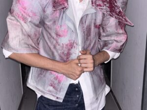 JEAN SHOULDERPAD JACKET