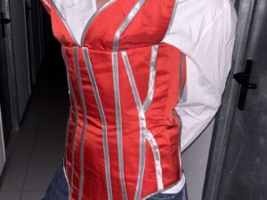 RED BICOLOR CORSET
